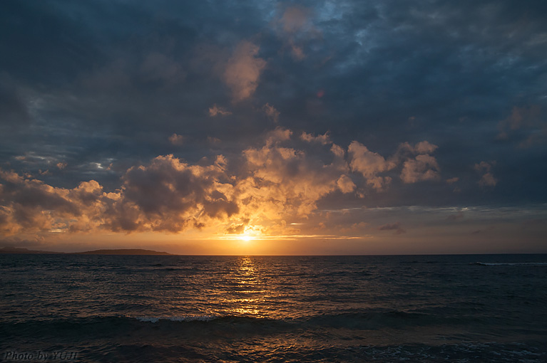 夕景 夕日 日没 日暮れ 残照