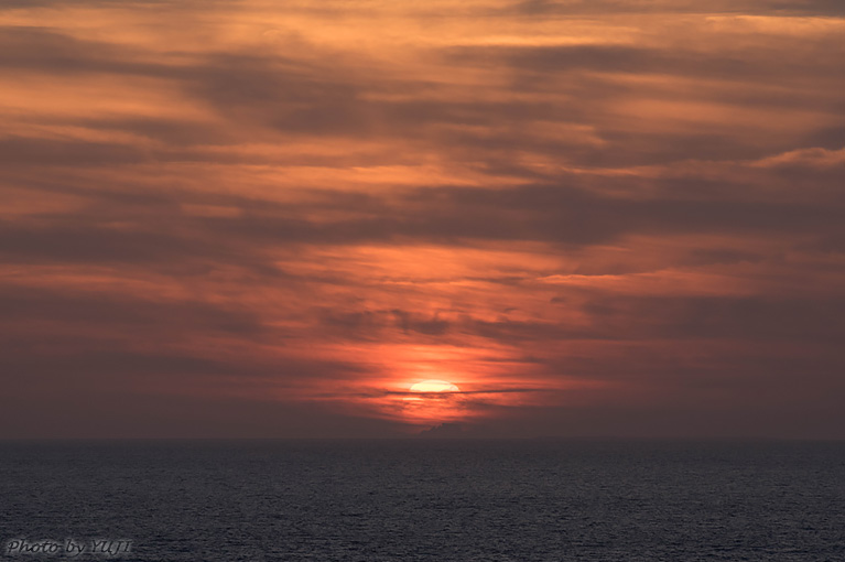 夕景 夕日 日没 日暮れ 残照