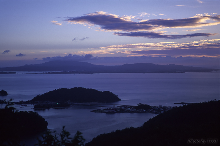 夕景 夕日 日没 日暮れ 残照