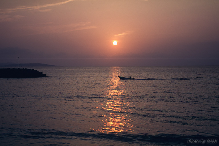 夕景 夕日 日没 日暮れ 残照